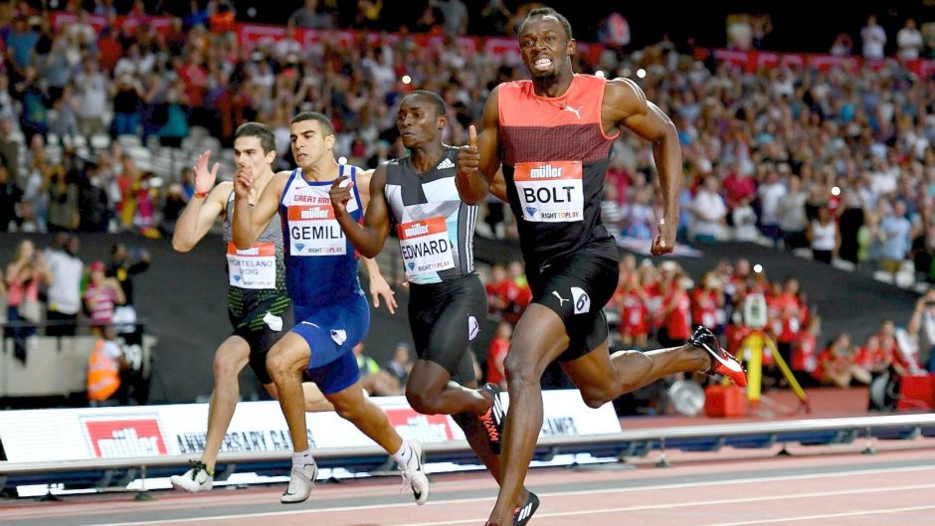 during Day One of the Muller Anniversary Games at The Stadium - Queen Elizabeth Olympic Park on July 22, 2016 in London, England. (Photo by Dan Mullan/Getty Images)