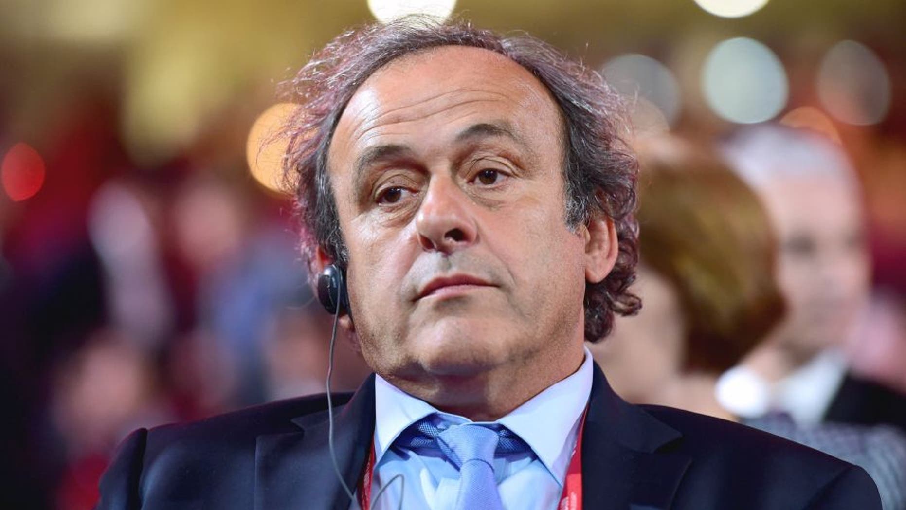 SAINT PETERSBURG, RUSSIA - JULY 25: President of UEFA Michel Platini attends the Preliminary Draw of the 2018 FIFA World Cup in Russia at The Konstantin Palace on July 25, 2015 in Saint Petersburg, Russia. (Photo by Shaun Botterill/Getty Images)