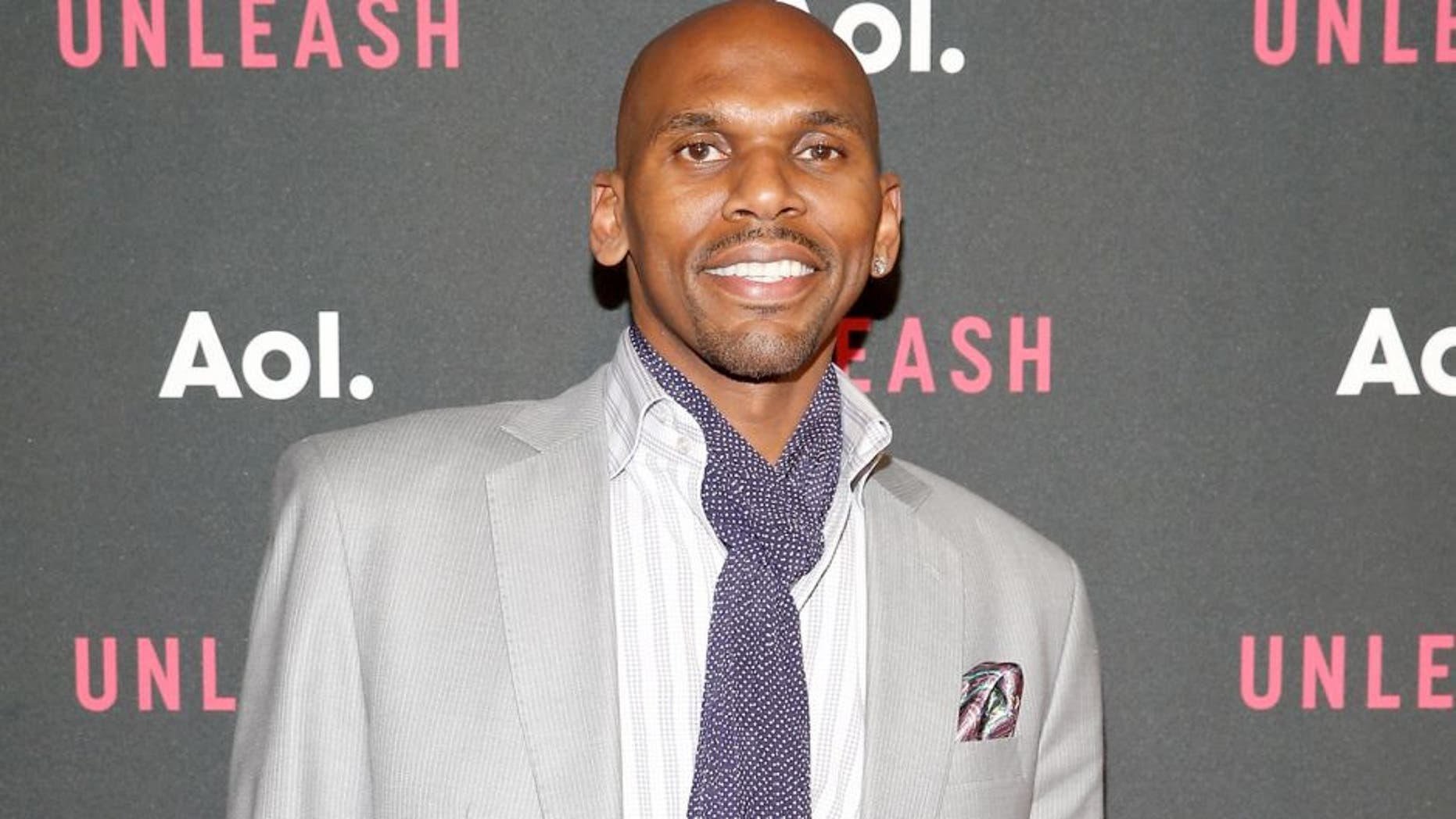 NEW YORK, NY - APRIL 28: Professional basketball player Jerry Stackhouse attends the AOL 2015 Newfront on April 28, 2015 in New York City. (Photo by Brian Ach/Getty Images for AOL)