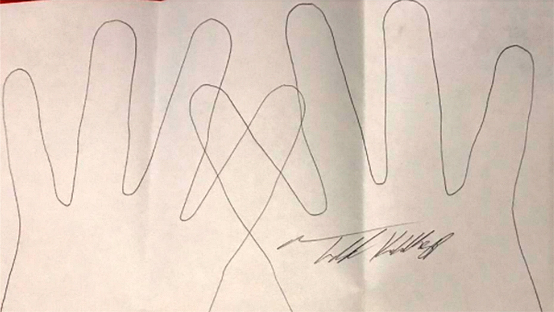 A signed pencil tracing of convicted serial killer Todd Kohlhepp was being advertised online.