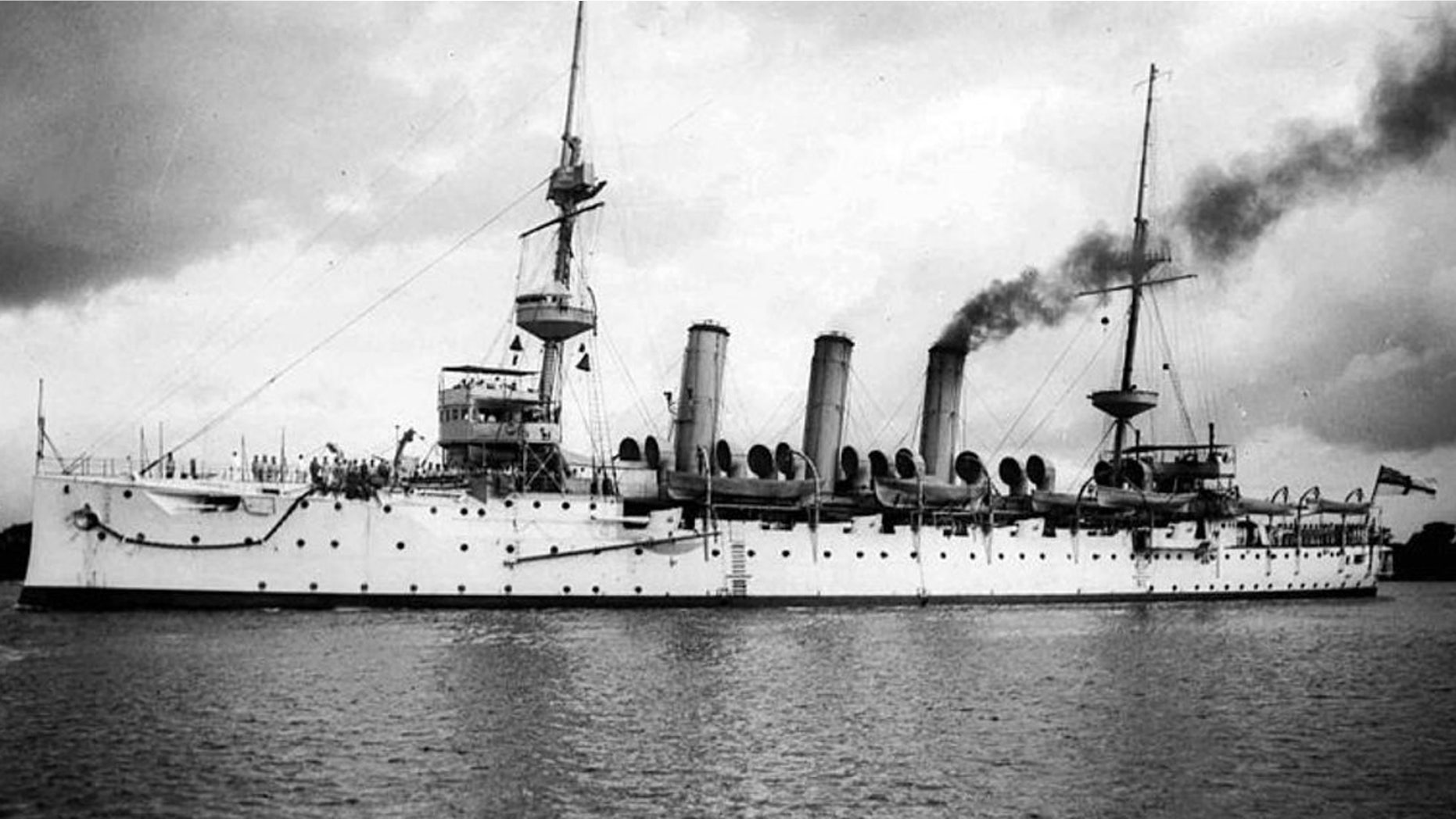 The Royal Navy's HMS Hermes was sunk by a German U-boat in 1914.