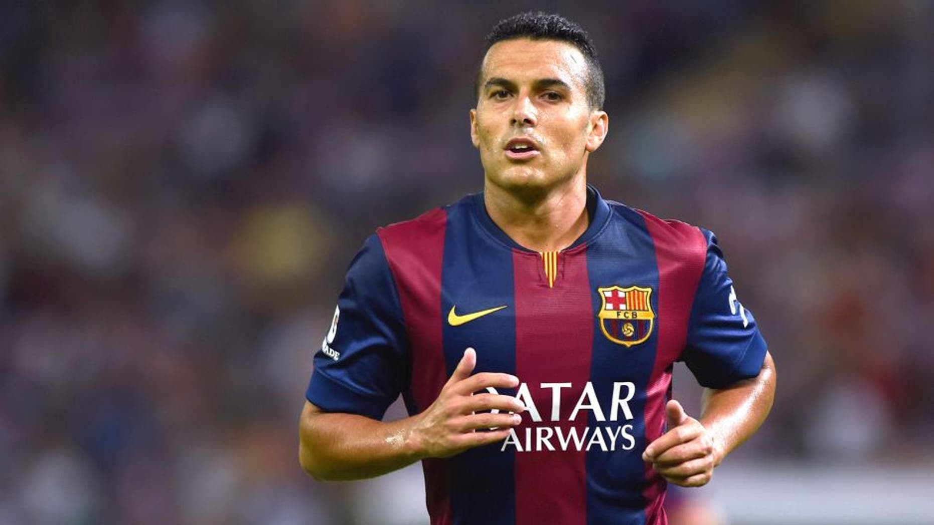 GENEVA, SWITZERLAND - AUGUST 06: Pedro Rodriguez of FC Barcelona looks on during the pre-season friendly match between FC Barcelona and SSC Napoli on August 6, 2014 in Geneva, Switzerland. (Photo by Valerio Pennicino/Getty Images)