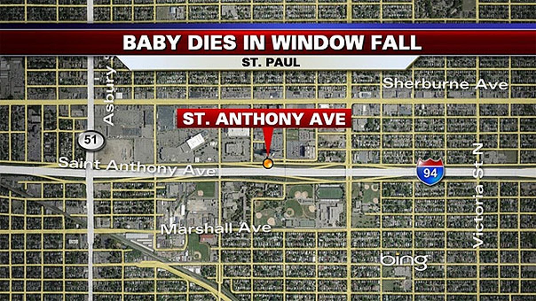 This image shows the 1200 block of St. Anthony Avenue where the accident occured.