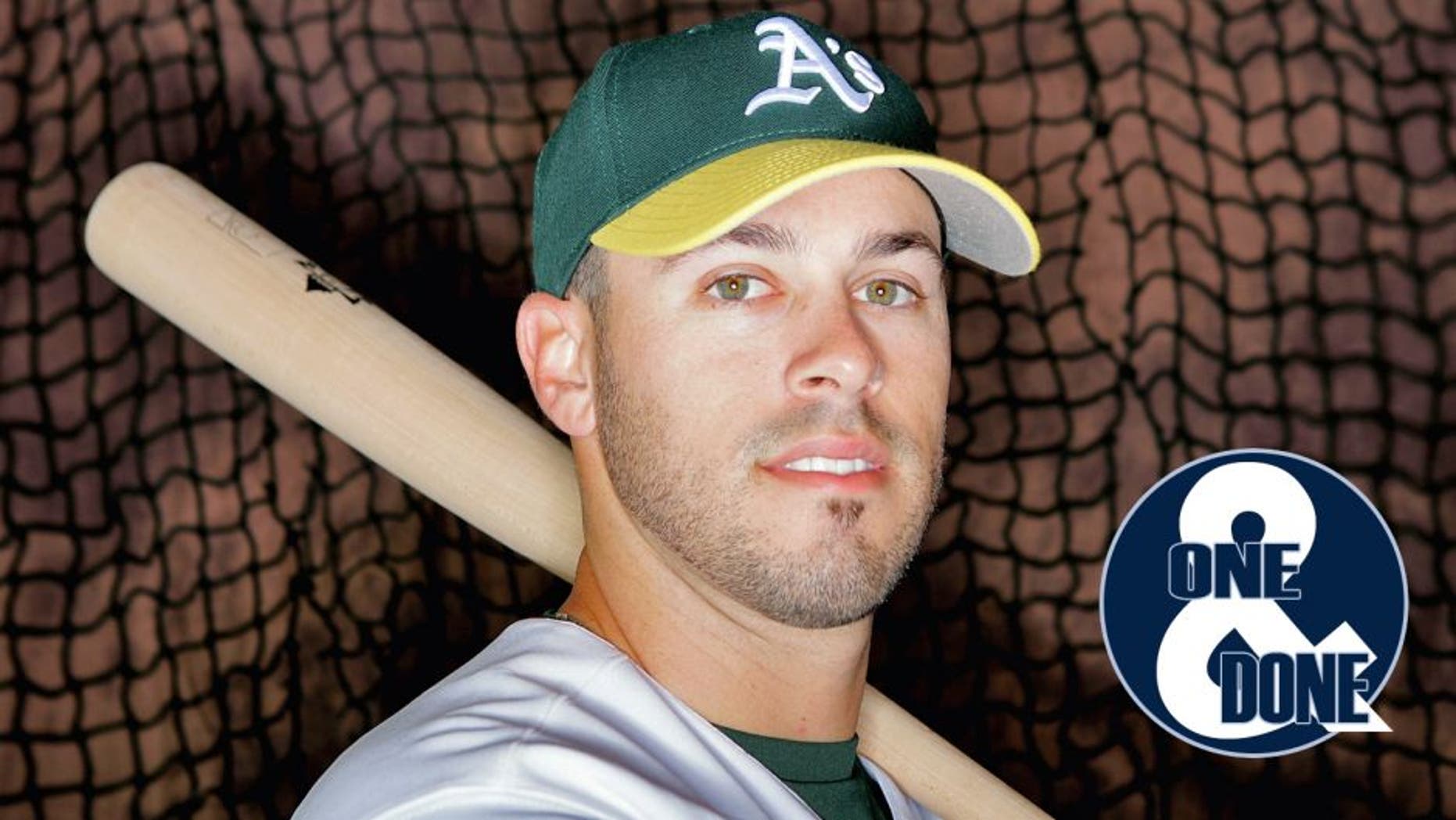 PHOENIX - FEBRUARY 25: Kevin Melillo #8 of the Oakland Athletics poses for a portrait during Spring Training photo day on February 25, 2008 in Phoenix, Arizona. (Photo by Lisa Blumenfeld/Getty Images)