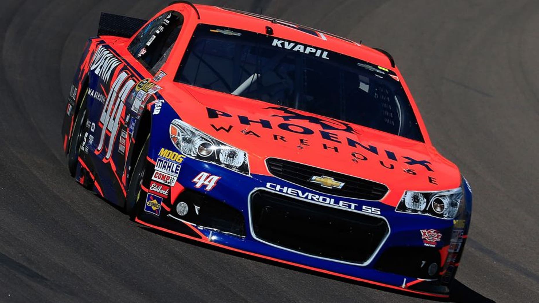 AVONDALE, AZ - MARCH 13: Travis Kvapil, driver of the #44 Chevrolet, drives during practice for the NASCAR Sprint Cup Series CampingWorld.com 500 at Phoenix International Raceway on March 13, 2015 in Avondale, Arizona. (Photo by Chris Trotman/NASCAR via Getty Images)