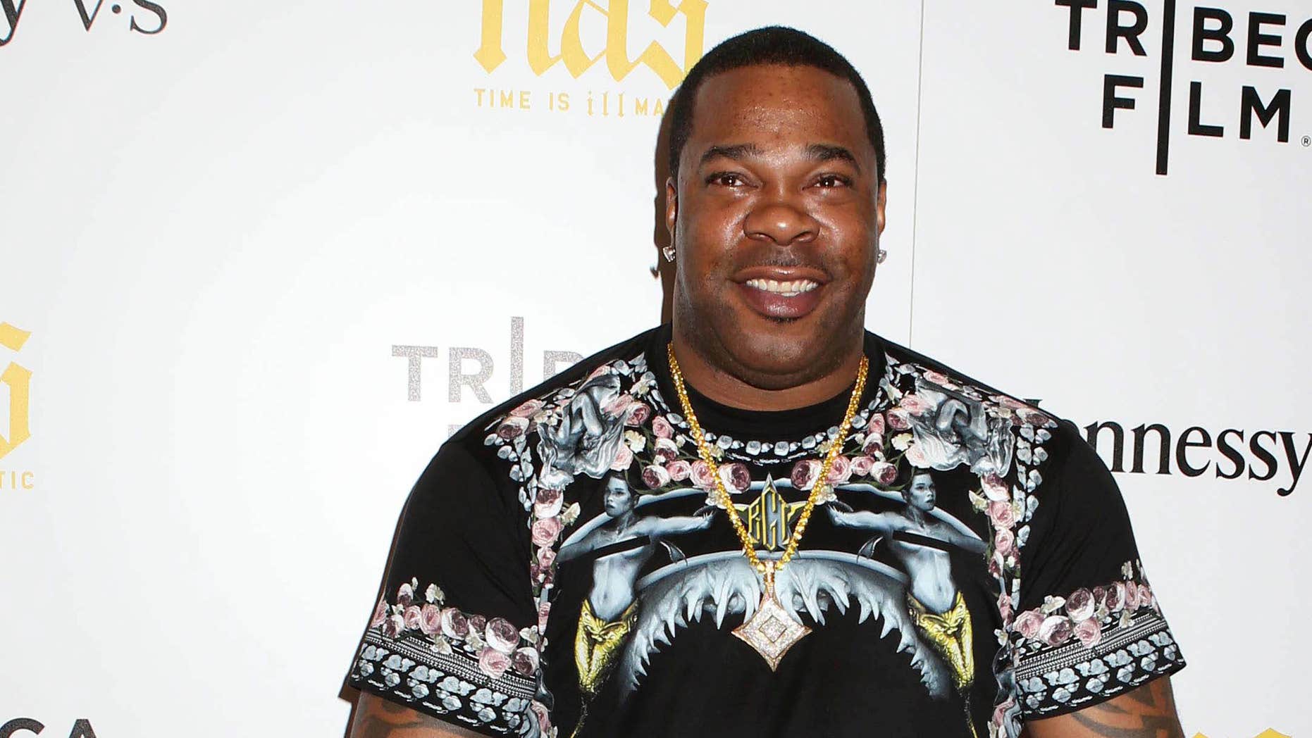 Sept. 30, 2014: Rapper Busta Rhymes attends the premiere of "Nas: Time Is Illmatic" at the Museum of Modern Art in New York.