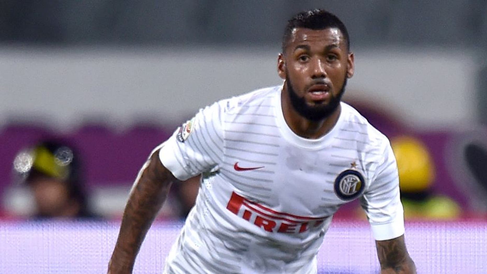 FLORENCE, ITALY - OCTOBER 05: Yann M'Vila of Inter in action during the Serie A match between ACF Fiorentina and FC Internazionale Milano at Stadio Artemio Franchi on October 5, 2014 in Florence, Italy. (Photo by Tullio M. Puglia/Getty Images)