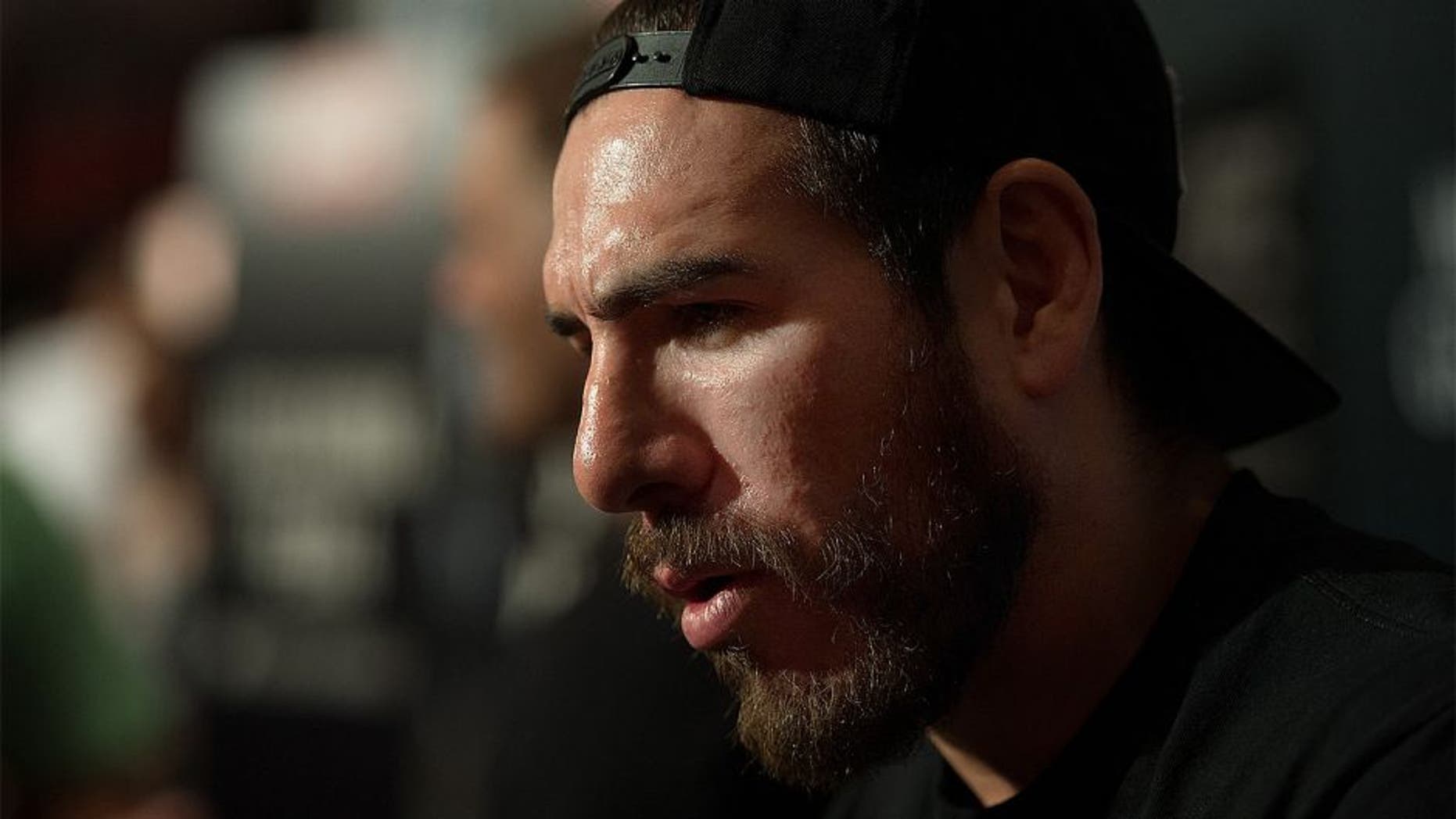 LAS VEGAS, NEVADA - JULY 9: Kenny Florian speaks to the media during the UFC International Fight Week Ultimate Media Day at MGM Grand Hotel & Casino on July 9, 2015 in Las Vegas Nevada. (Photo by Brandon Magnus/Zuffa LLC/Zuffa LLC via Getty Images)