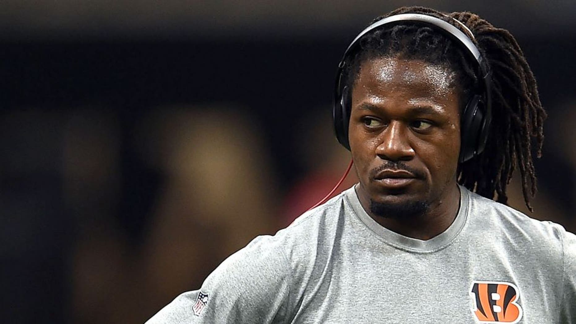 NEW ORLEANS, LA - NOVEMBER 16: Adam Jones #24 of the Cincinnati Bengals participates in warmups prior to a game against the New Orleans Saints at the Mercedes-Benz Superdome on November 16, 2014 in New Orleans, Louisiana. Cincinnati defeated New Orleans 27-10. (Photo by Stacy Revere/Getty Images)