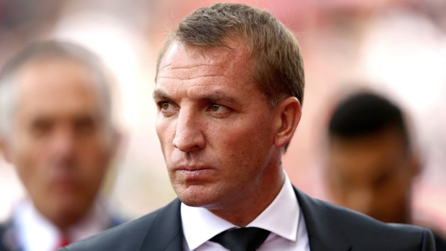 STOKE ON TRENT, ENGLAND - AUGUST 09: Liverpool manager Brendan Rodgers during the Barclays Premier League match between Stoke City and Liverpool at Britannia Stadium on August 9, 2015 in Stoke on Trent, England. (Photo by Clive Brunskill/Getty Images)