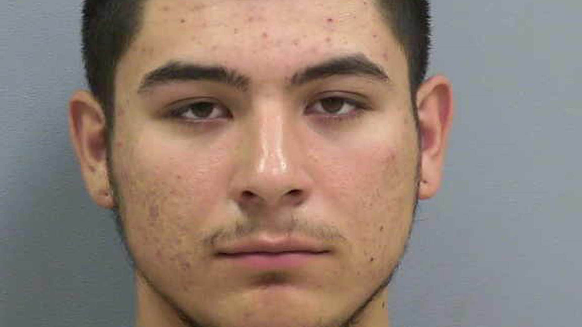 This Feb. 26, 2016, law enforcement booking photo provided by the Curry County Detention Center in Clovis, N.M., shows Caleb Peterson