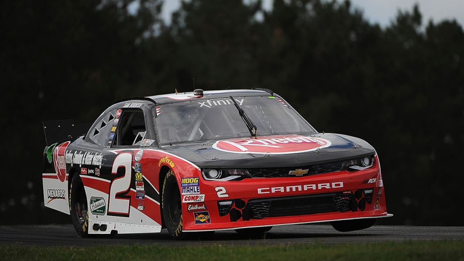 LEXINGTON, OH - AUGUST 12: Sam Hornish Jr., driver of the #2 Rheem Chevrolet, on track during practice for the NASCAR XFINITY Series 4th Annual Mid-Ohio Challenge at Mid-Ohio Sports Car Course on August 12, 2016 in Lexington, Ohio. (Photo by Jonathan Moore/Getty Images)