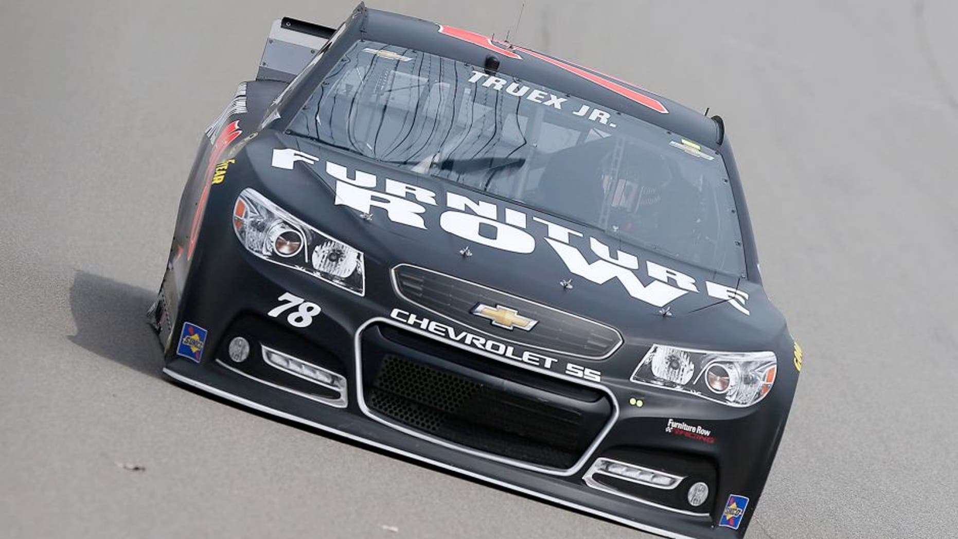 BROOKLYN, MI - AUGUST 14: Martin Truex Jr. drives the #78 Furniture Row/Visser Precision Chevrolet during practice for the NASCAR Sprint Cup Series Pure Michigan 400 at Michigan International Speedway on August 14, 2015 in Brooklyn, Michigan. (Photo by Brian Lawdermilk/NASCAR via Getty Images)