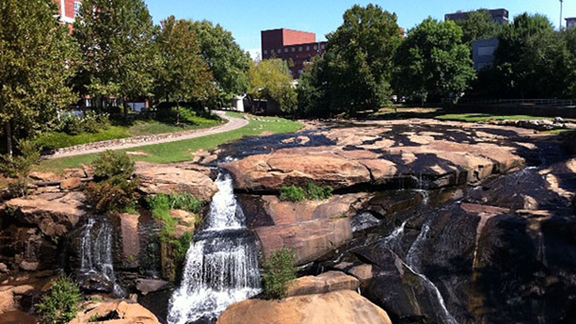 Falls Park in Greenville, S.C.