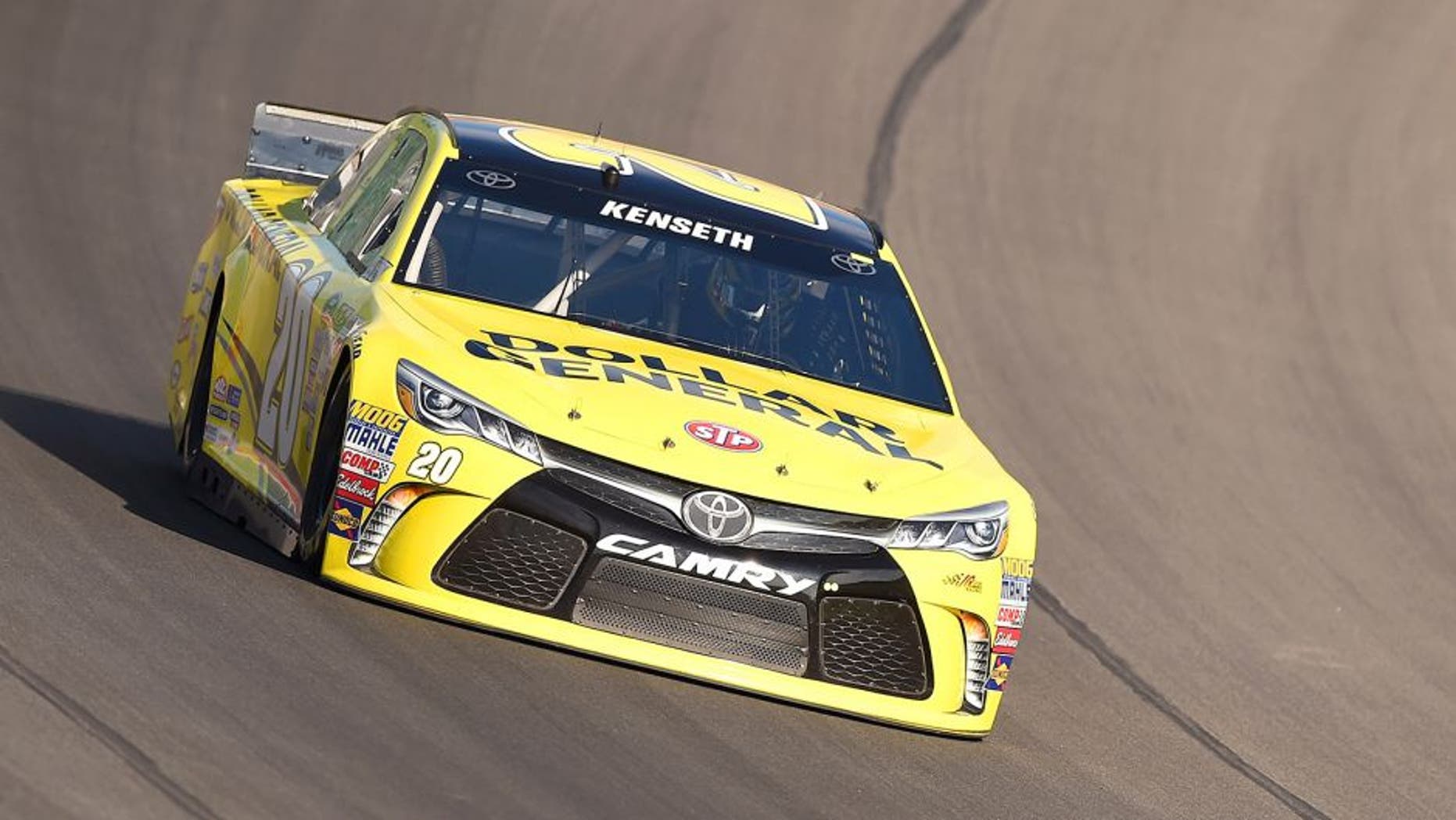 BROOKLYN, MI - AUGUST 15: Matt Kenseth drives the #20 Dollar General Toyota during practice for the NASCAR Sprint Cup Series Pure Michigan 400 at Michigan International Speedway on August 15, 2015 in Brooklyn, Michigan. (Photo by Josh Hedges/Getty Images)