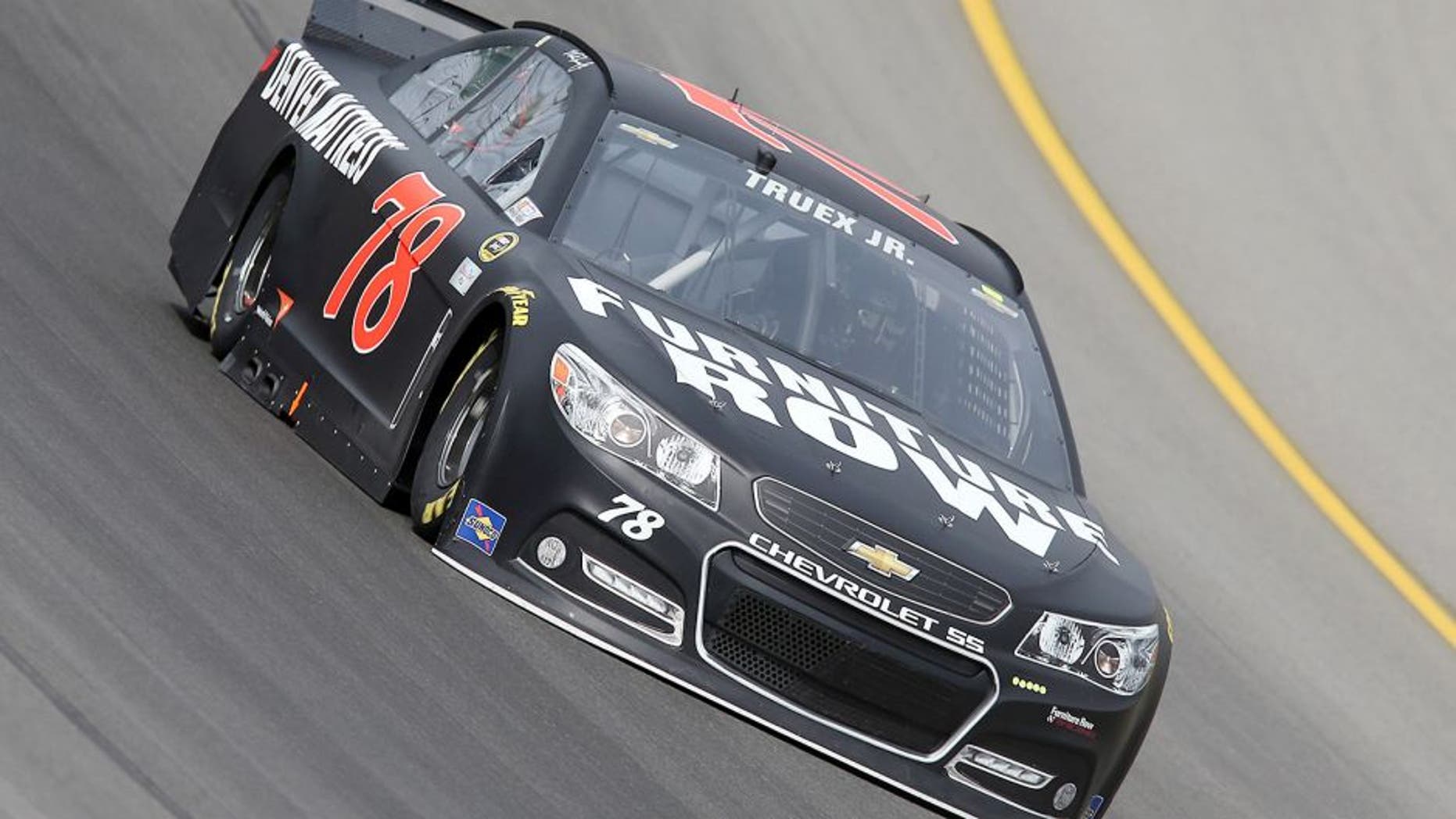 BROOKLYN, MI - AUGUST 14: Martin Truex Jr. drives the #78 Furniture Row/Visser Precision Chevrolet during practice for the NASCAR Sprint Cup Series Pure Michigan 400 at Michigan International Speedway on August 14, 2015 in Brooklyn, Michigan. (Photo by Jerry Markland/Getty Images)