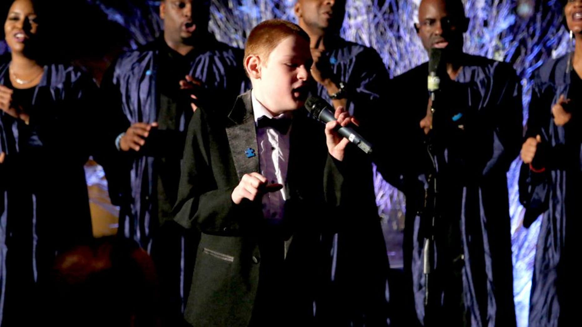 NEW YORK, NY - DECEMBER 02: Christopher Duffley performs at the Winter Ball for Autism at Metropolitan Museum of Art on December 2, 2013 in New York City. (Photo by Cindy Ord/Getty Images for Autism Speaks)
