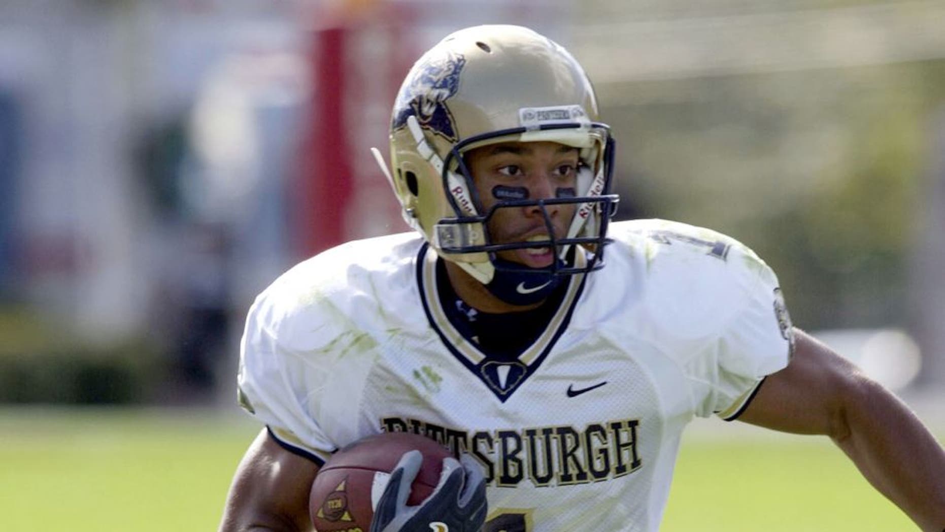 Larry Fitzgerald of the Pittsburgh Panthers (Photo by Sean Brady/WireImage)