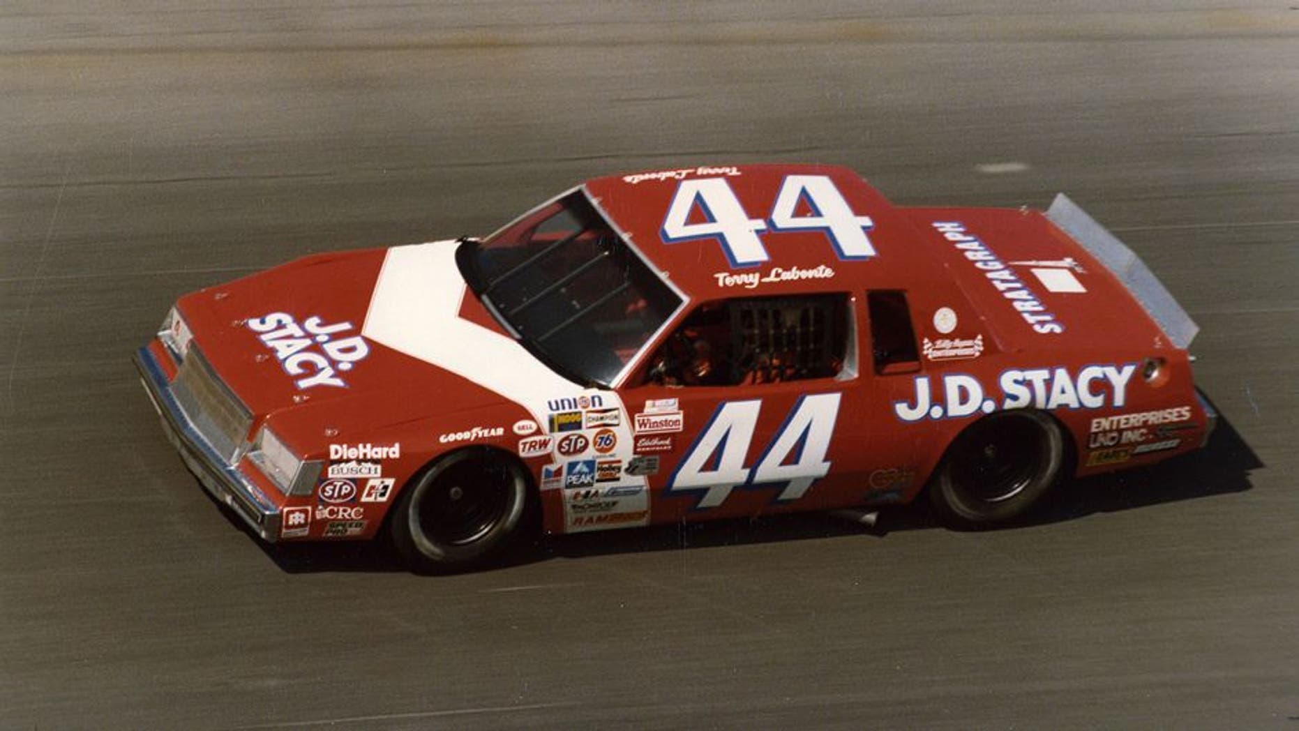 1982: Terry Labonte wheeled the Billy Hagan Buick with sponsorship from J.D. Stacy. (Photo by ISC Archives via Getty Images)