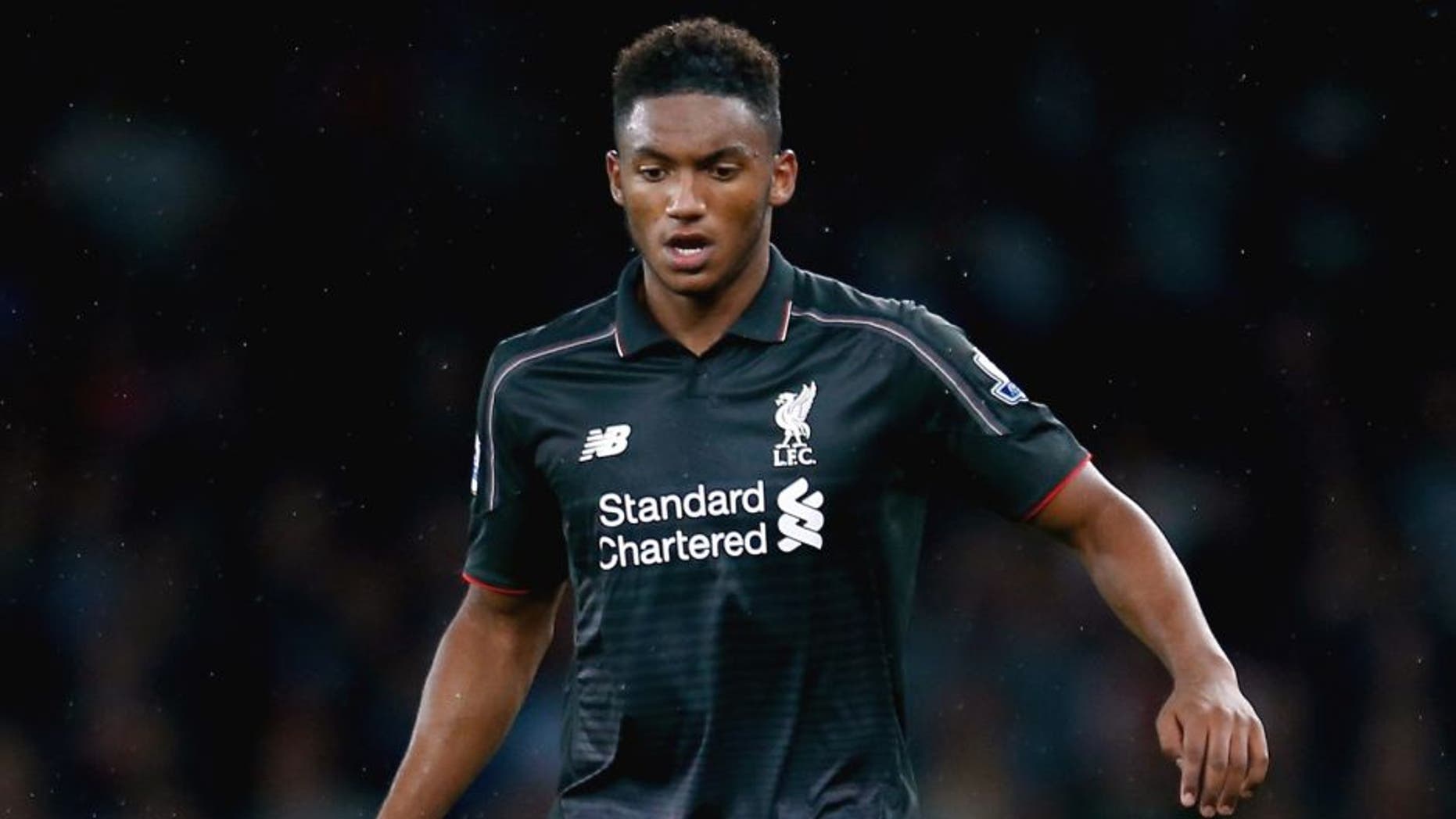 LONDON, ENGLAND - AUGUST 24: Joe Gomez of Liverpool in action during the Barclays Premier League match between Arsenal and Liverpool at the Emirates Stadium on August 24, 2015 in London, United Kingdom. (Photo by Julian Finney/Getty Images)