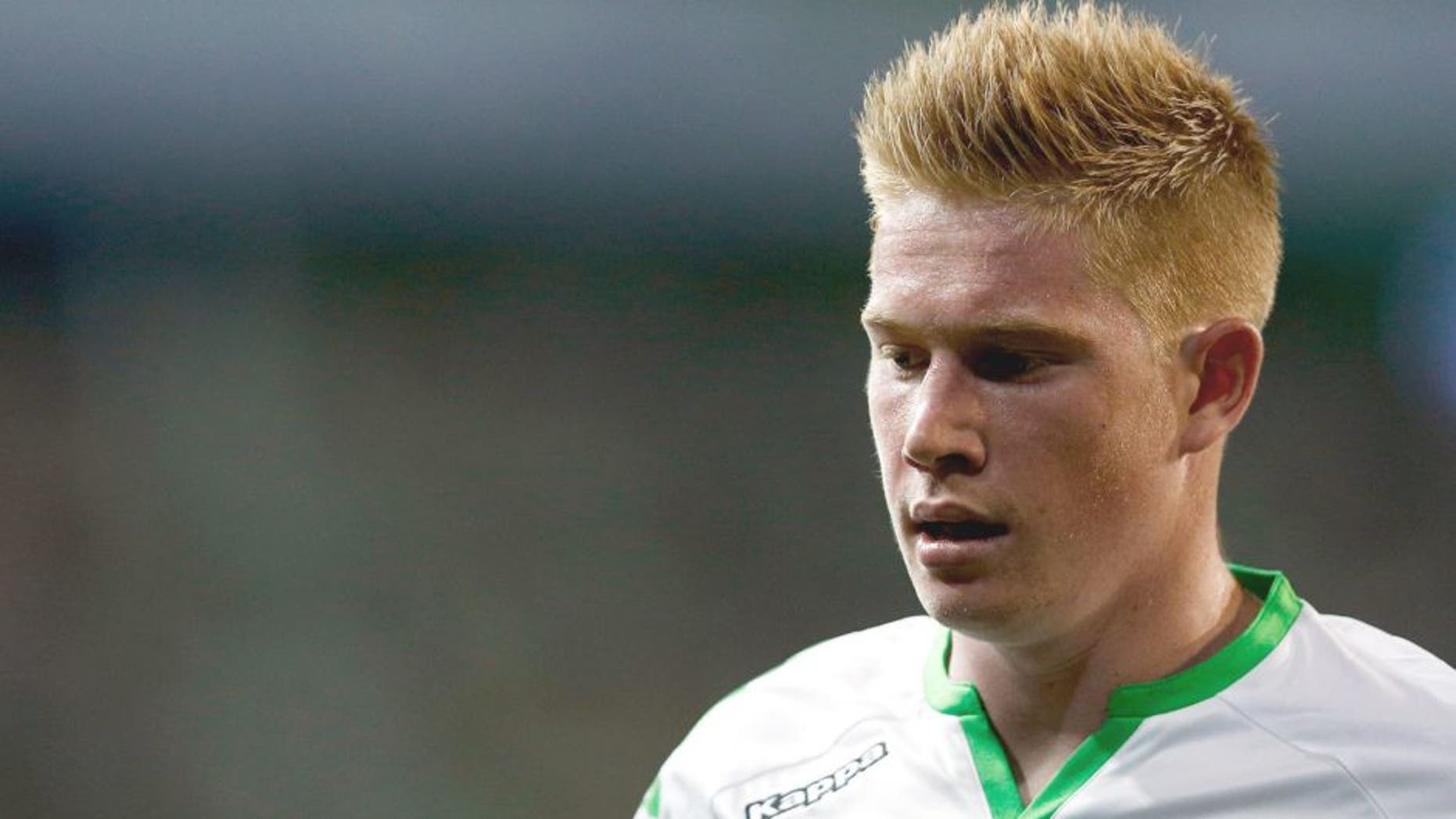 WOLFSBURG, GERMANY - AUGUST 01: Kevin De Bruyne of VfL Wolfsburg in action during the DFL Supercup match between VfL Wolfsburg and FC Bayern Muenchen at Volkswagen Arena on August 1, 2015 in Wolfsburg, Germany. (Photo by Dean Mouhtaropoulos/Bongarts/Getty Images)