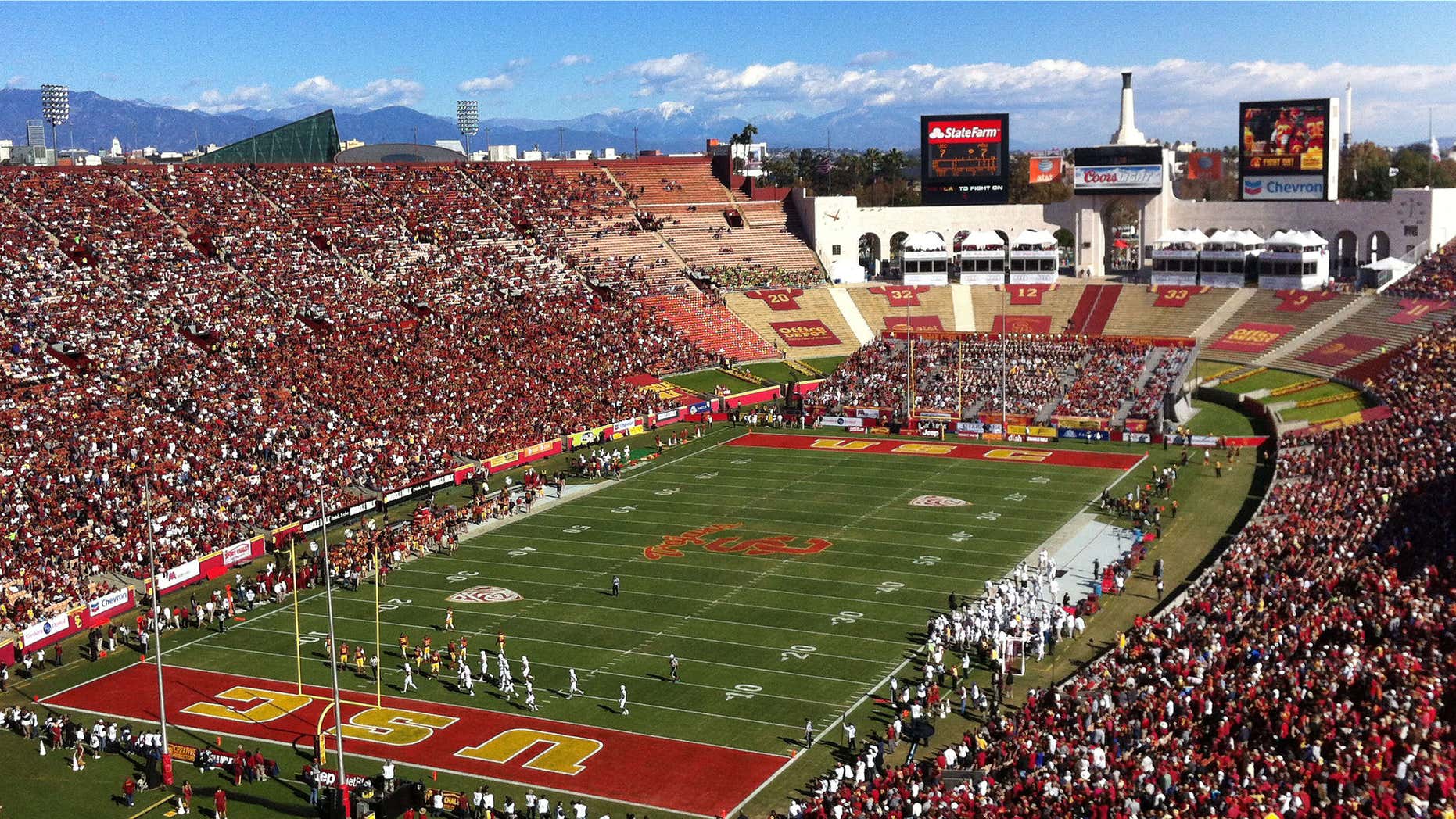 Nov. 11, 2012: Southern California pays against Arizona State in an NCAA college football game at Los Angeles Memorial Coliseum.