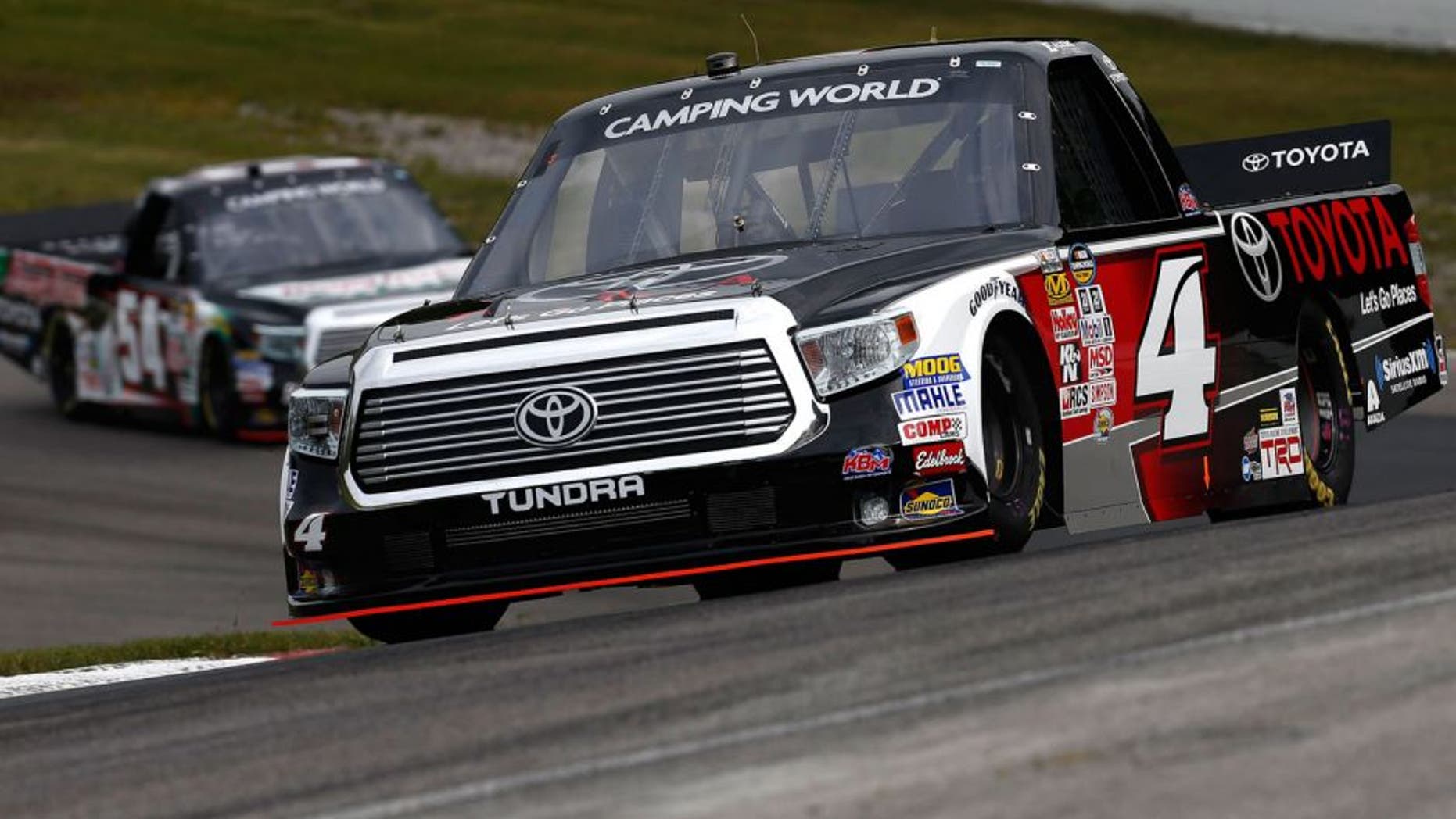 BOWMANVILLE, ON - AUGUST 29: Erik Jones, driver of the #4 Toyota Toyota, drives at Canadian Tire Motorsport Park on August 29, 2015 in Bowmanville, Ontario, Canada. (Photo by Jeff Zelevansky/NASCAR via Getty Images)