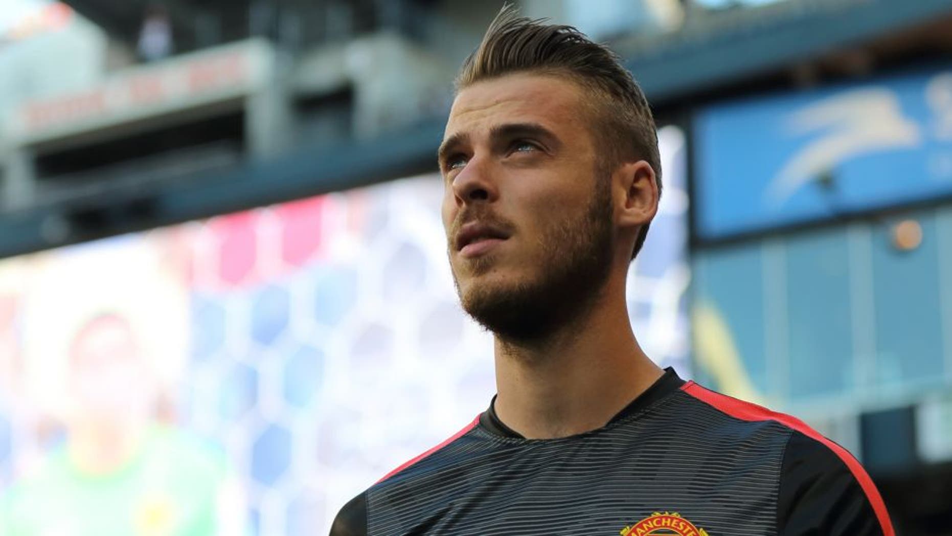 SEATTLE, WA - JULY 17: Goalkeeper David de Gea of Manchester United during the International Champions Cup 2015 match between Club America and Manchester United at CenturyLink Field on July 17, 2015 in Seattle, Washington. (Photo by Matthew Ashton - AMA/Getty Images)