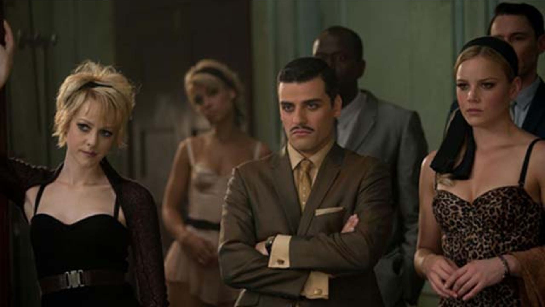 (Front row l-r) JENA MALONE as Rocket, OSCAR ISAAC as Blue Jones and ABBIE CORNISH as Sweet Pea in Warner Bros. Picturesââ¬â¢ and Legendary Picturesââ¬â¢ epic action fantasy ââ¬ÅSUCKER PUNCH,ââ¬Â a Warner Bros. Pictures release.