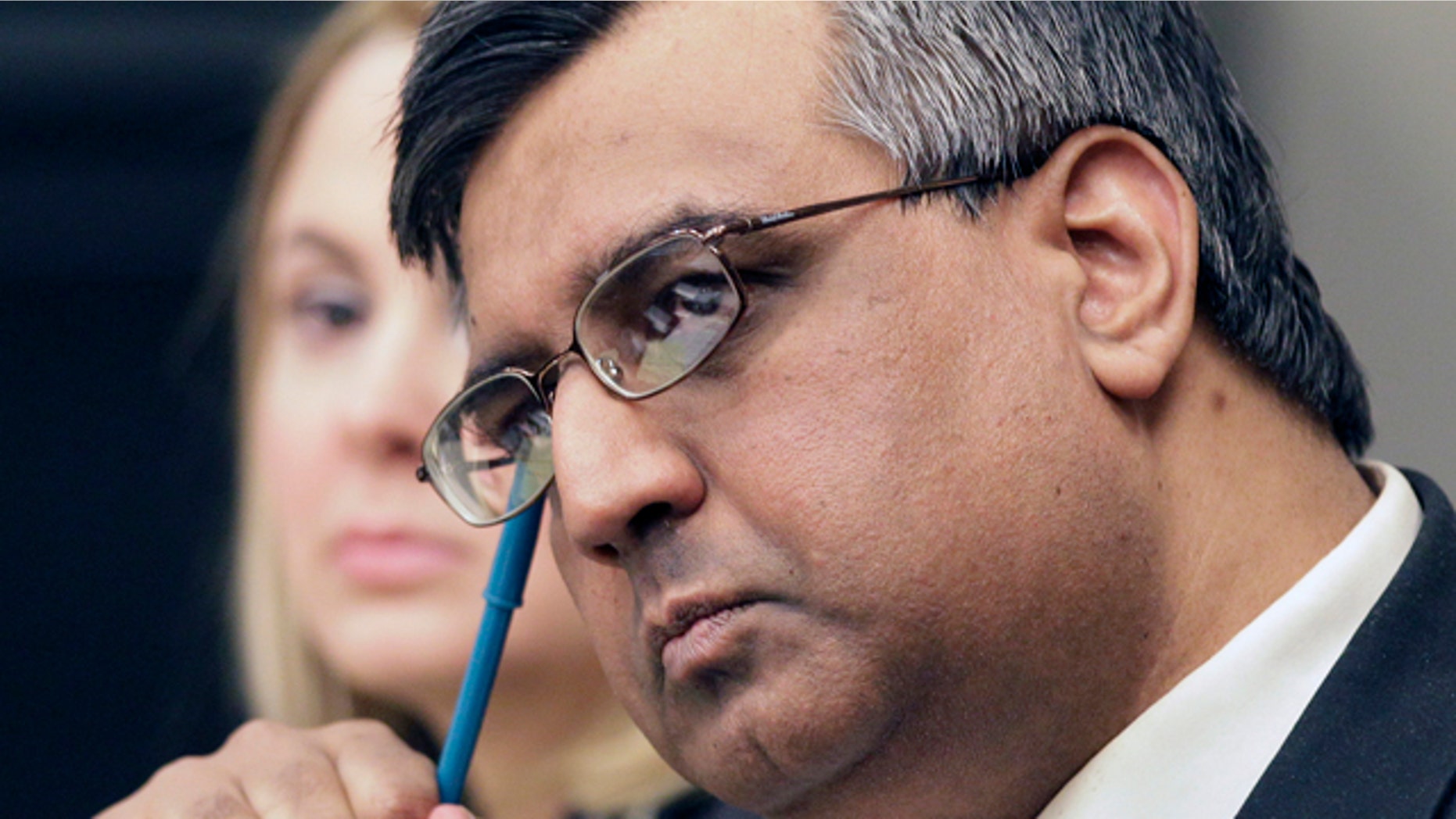 Jan. 18: Muzzammil Hassan listens during opening statements during his trial in Buffalo, N.Y. (AP)