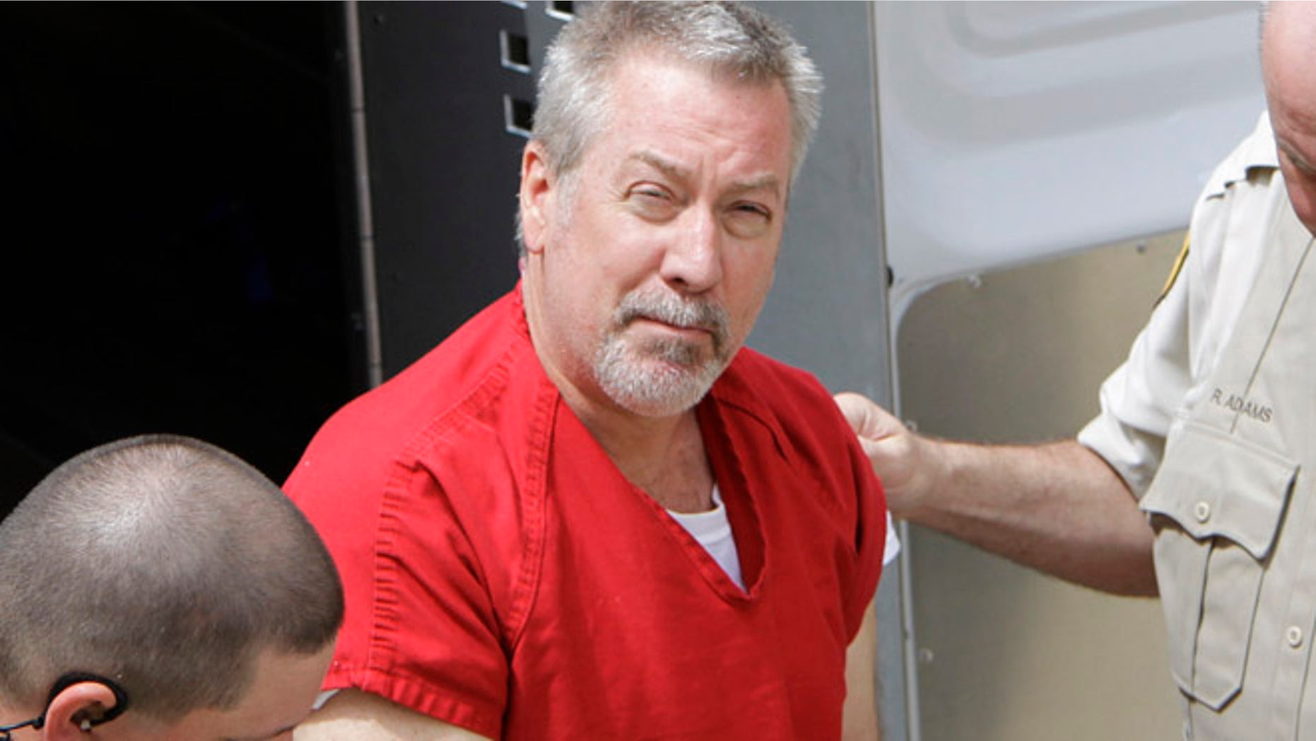 Drew Peterson, seen here in 2009, was convicted last year of killing his third wife, but that didn't stop three male pen pals from reportedly contacting the former cop. “Not only are they writing him letters, but they are putting money into his prison spending account so he can buy extra food for himself in the prison commissary like Skittles and popcorn,” a source close to Peterson told the Chicago Sun-Times last year. (AP)