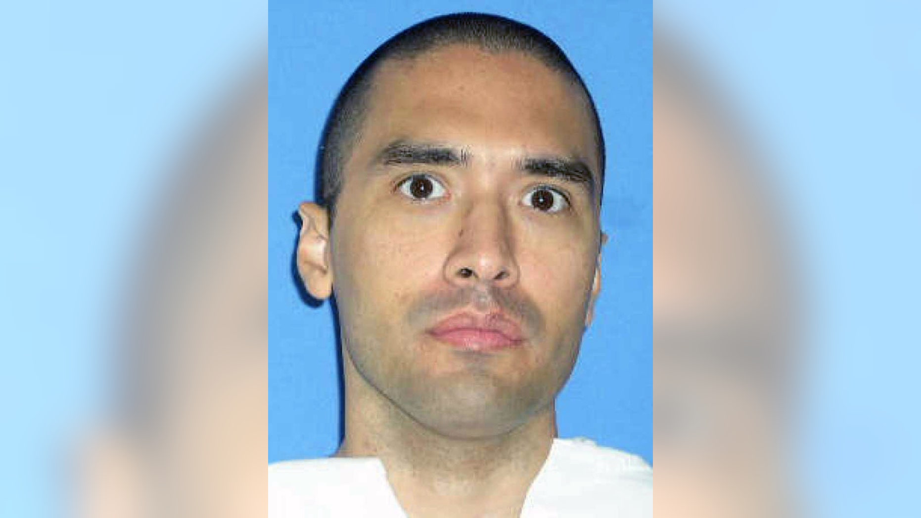 This photo released by the Texas Department of Criminal Justice shows death row inmate Rolando Ruiz. The convicted hit man scheduled to be put to death Wednesday, Aug. 31, 2016 for a murder-for-hire plot that left a woman dead more than 23 years ago has received a reprieve from a state appeals court _ the second he has received within a week of an execution date. (Texas Department of Criminal Justice via AP)