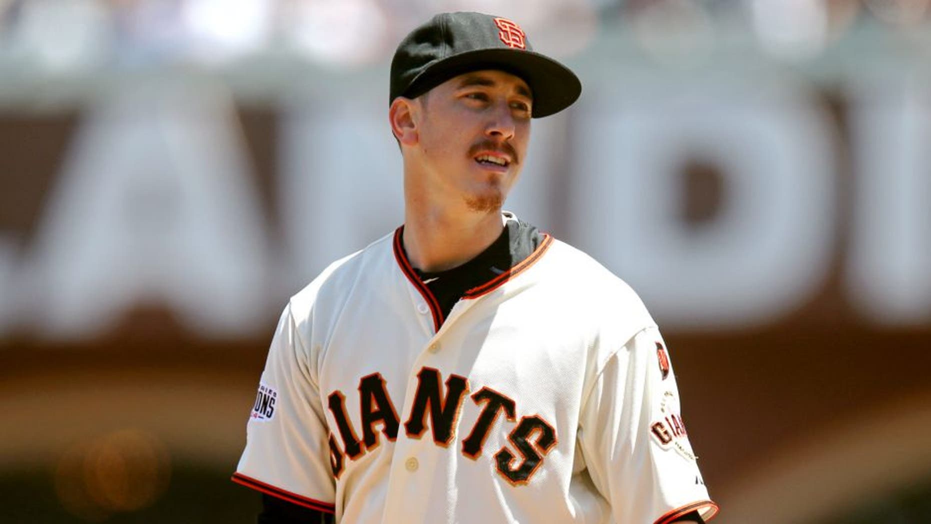 SAN FRANCISCO, CA - JUNE 16: Tim Lincecum #55 of the San Francisco Giants pitches against the Seattle Mariners during the game at AT&T Park on Tuesday, June 16, 2015 in San Francisco, California. (Photo by Brad Mangin/MLB Photos via Getty Images)