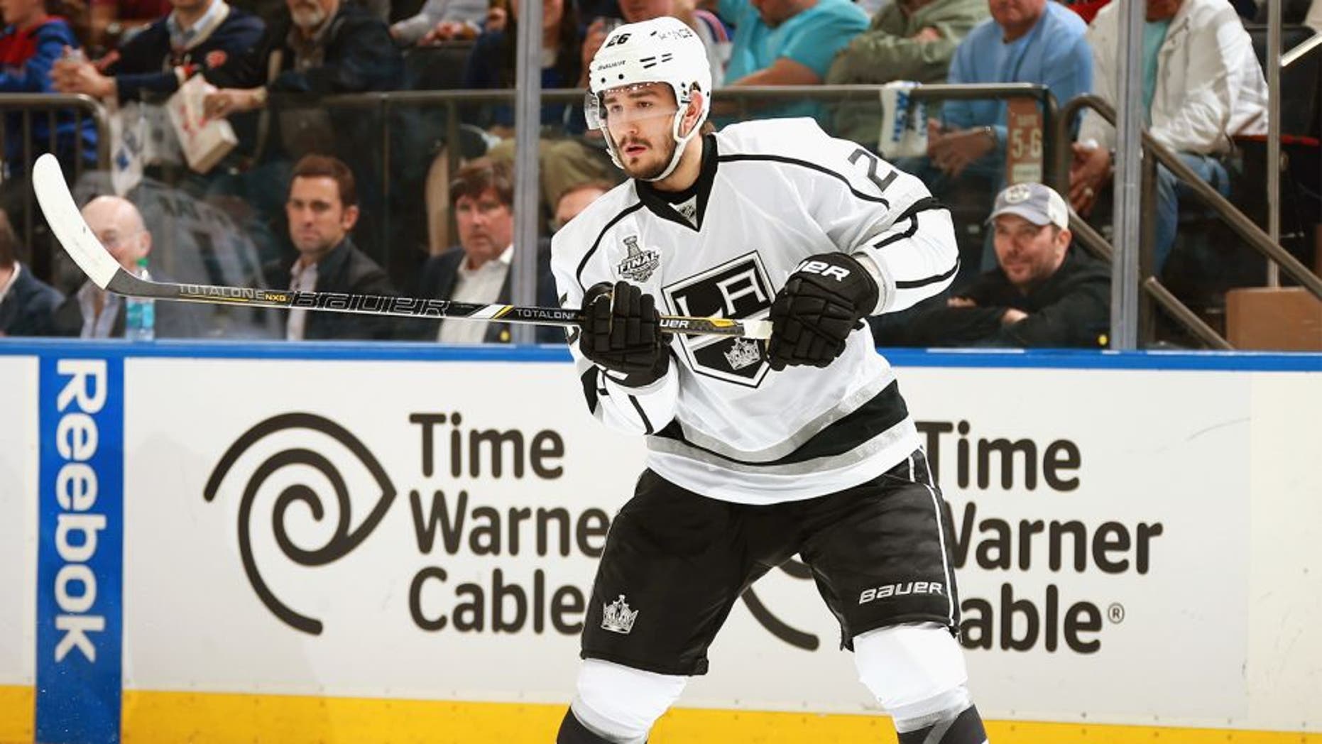 NEW YORK, NY - JUNE 11: Slava Voynov #26 of the Los Angeles Kings plays against the New York Rangers in Game Four of the 2014 Stanley Cup Final at Madison Square Garden on June 11, 2014 in New York City. (Photo by Dave Sandford/NHLI via Getty Images) *** Local Caption *** Slava Voynov
