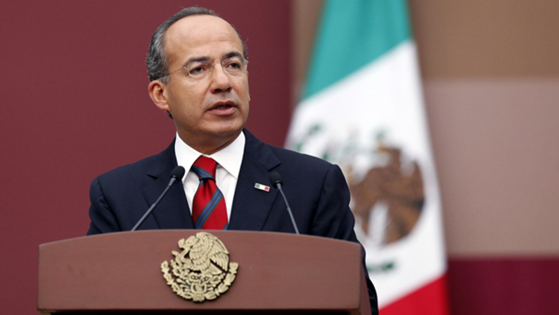 Sept. 2: Mexico's President Felipe Calderon delivers his latest "state of the nation" report to Congress in Mexico City.