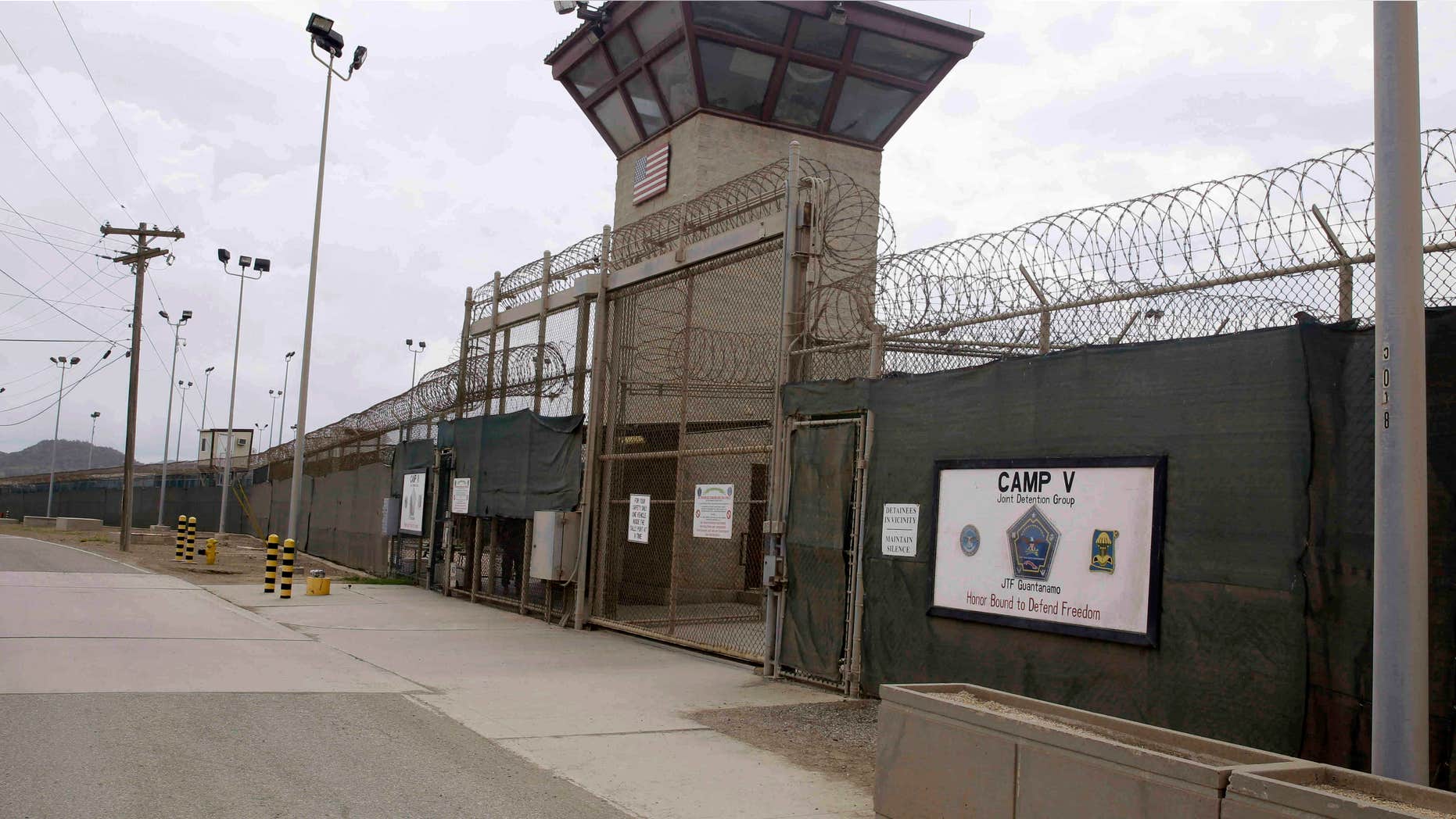 June 7, 2014: The entrance to Camp 5 and Camp 6 at the U.S. military's Guantanamo Bay detention center, at Guantanamo Bay Naval Base, Cuba.
