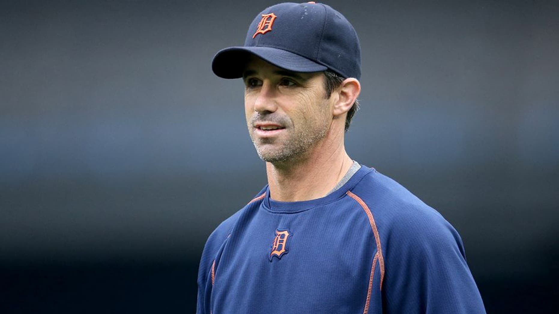 TORONTO, CANADA - AUGUST 29: Manager Brad Ausmus #7 of the Detroit Tigers during batting practice before the start of MLB game action against the Toronto Blue Jays on August 29, 2015 at Rogers Centre in Toronto, Ontario, Canada. (Photo by Tom Szczerbowski/Getty Images)