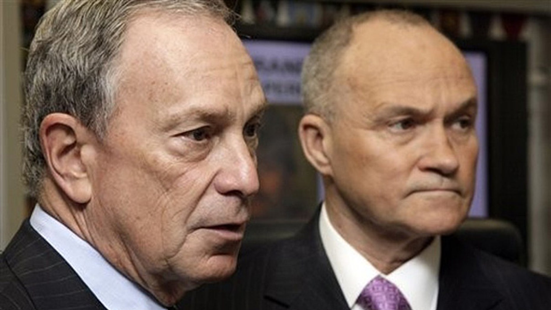 May 5: New York Mayor Michael Bloomberg, left, and Police Commissioner Raymond Kelly in New York.