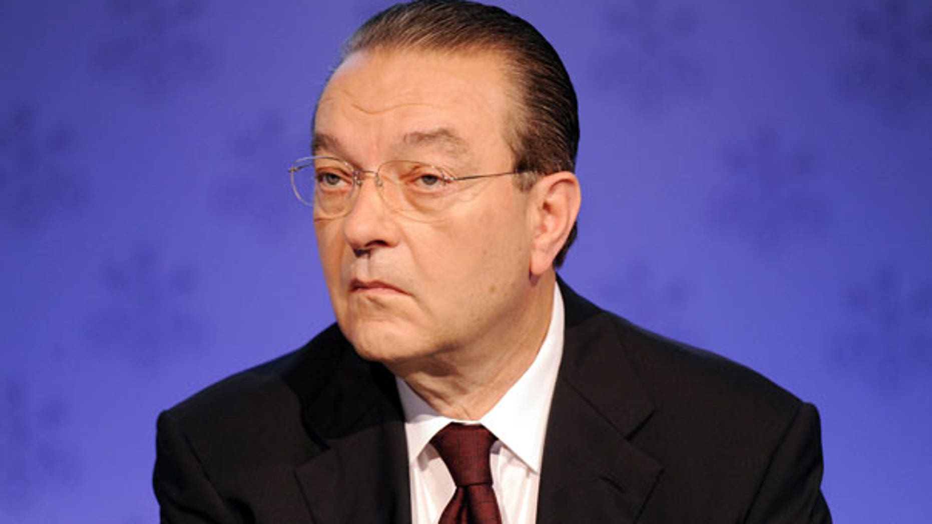 July 26: This file photo shows Oswald Gruebel, CEO of Swiss Bank UBS, speakingduring a press conference announcing the second quarter results of 2011 in Zurich, Switzerland.