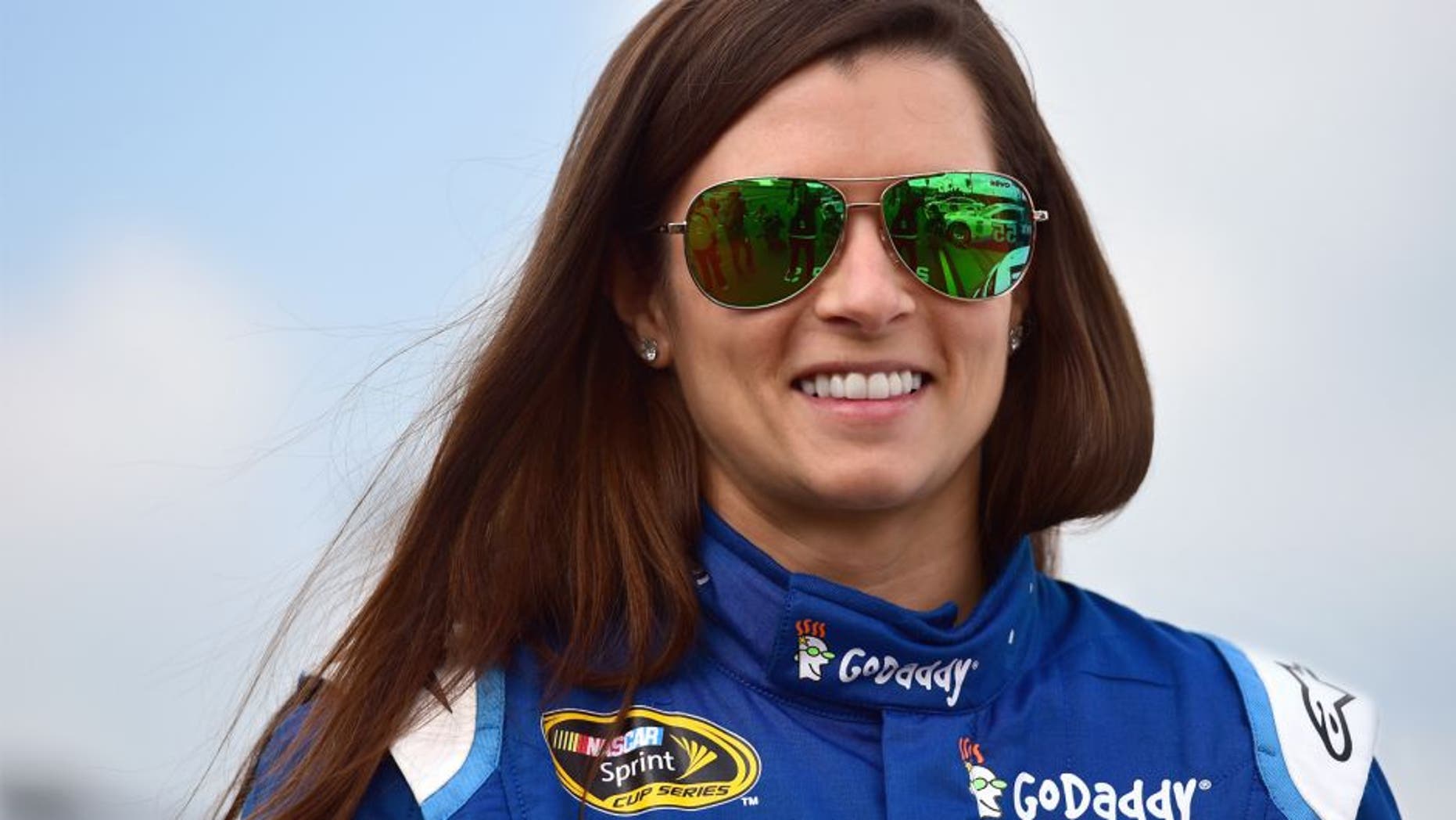 CHARLOTTE, NC - MAY 15: Danica Patrick, driver of the #10 Mobil 1/Aspen Dental Chevrolet, stands on the grid during qualifying for the NASCAR Sprint Cup Series Sprint Showdown at Charlotte Motor Speedway on May 15, 2015 in Charlotte, North Carolina. (Photo by Jared C. Tilton/Getty Images)