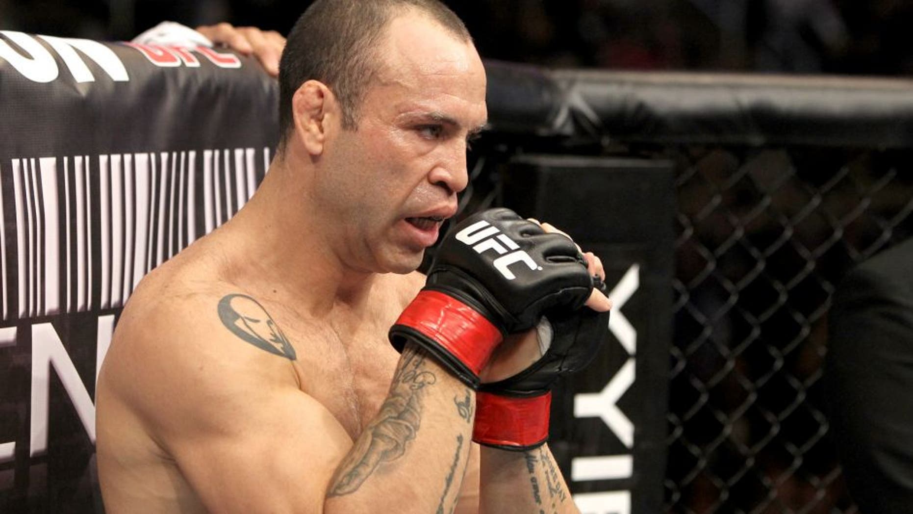 SAN JOSE, CA - NOVEMBER 19: Wanderlei Silva stands in the Octagon before his bout against Cung Le during the UFC 139 event at the HP Pavilion on November 19, 2011 in San Jose, California. (Photo by Josh Hedges/Zuffa LLC/Zuffa LLC via Getty Images)
