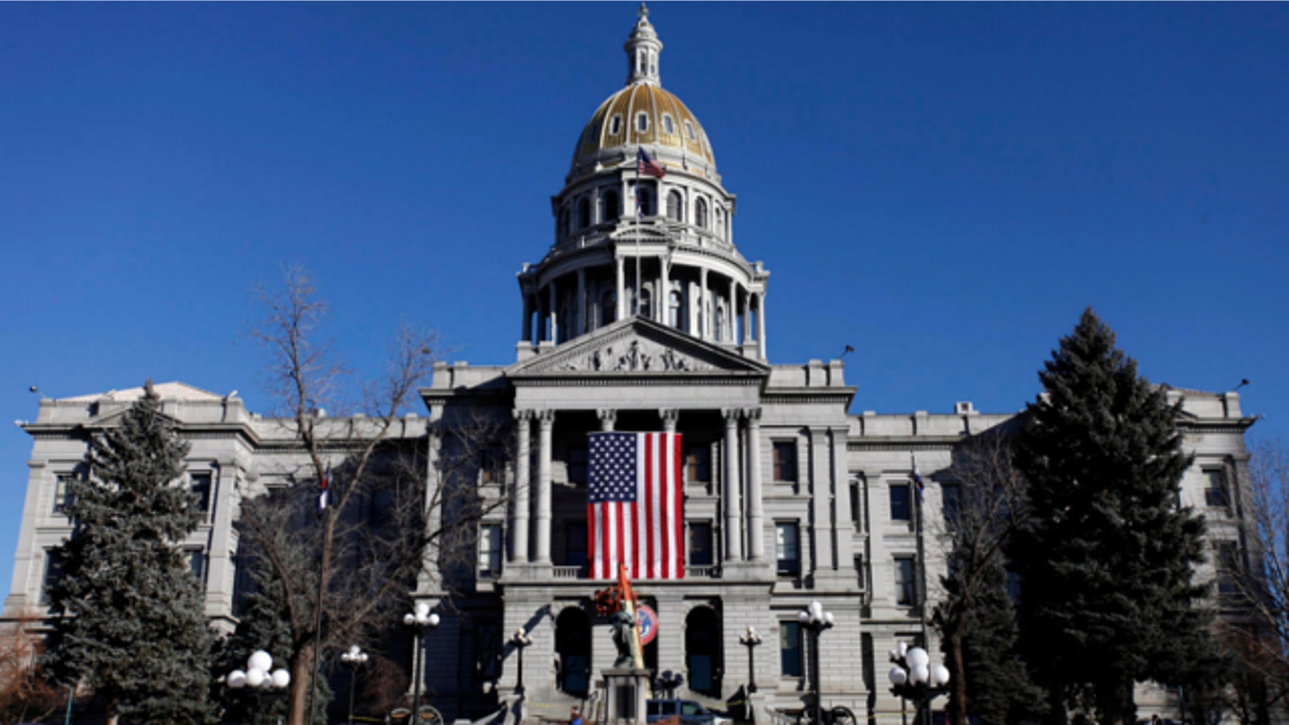 Jan. 7, 2011: This image shows the Colorado State Capitol in Denver.