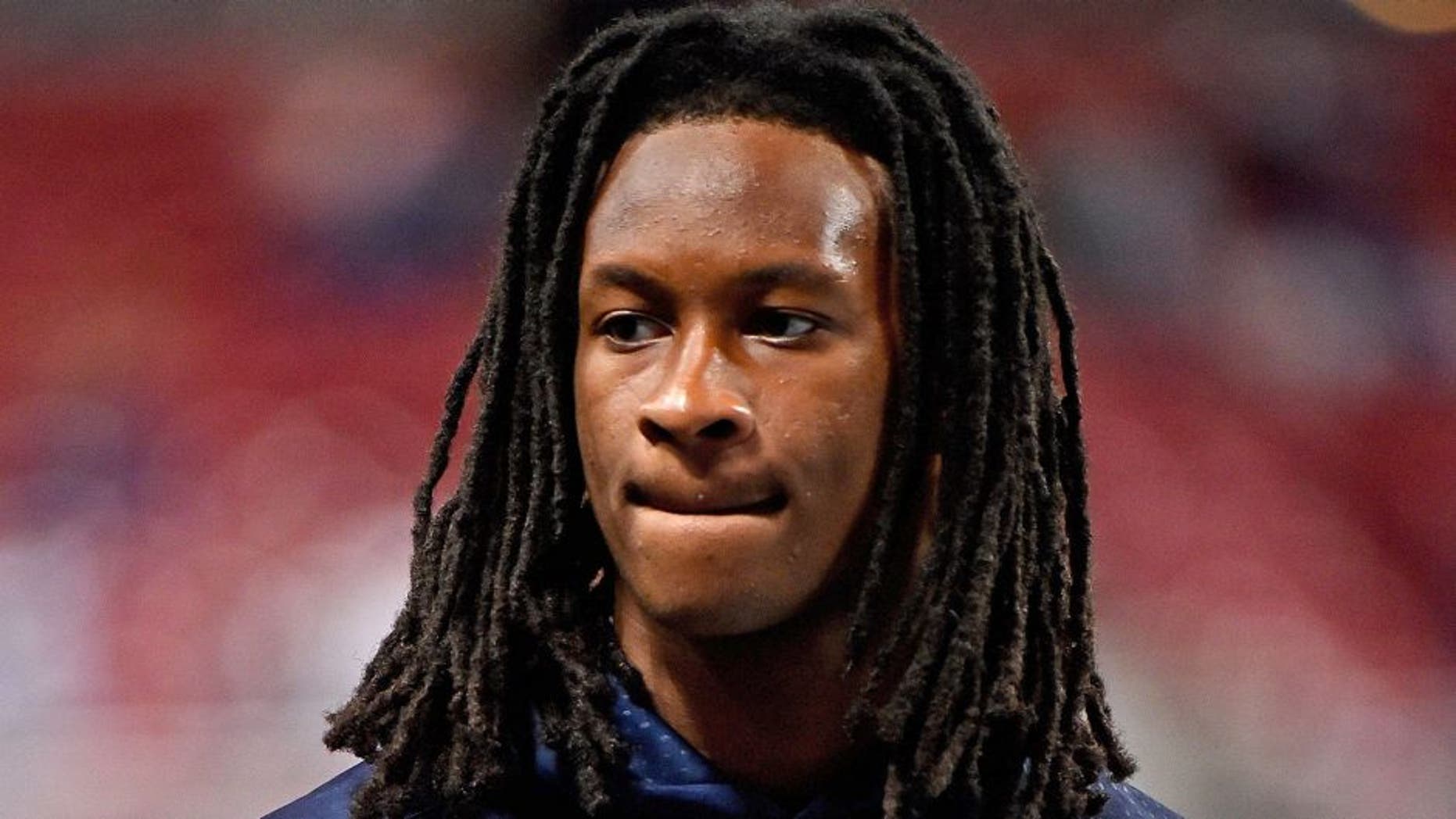Sep 13, 2015; St. Louis, MO, USA; St. Louis Rams running back Todd Gurley during warm up before the game between the St. Louis Rams and the Seattle Seahawks at the Edward Jones Dome. Mandatory Credit: Jasen Vinlove-USA TODAY Sports