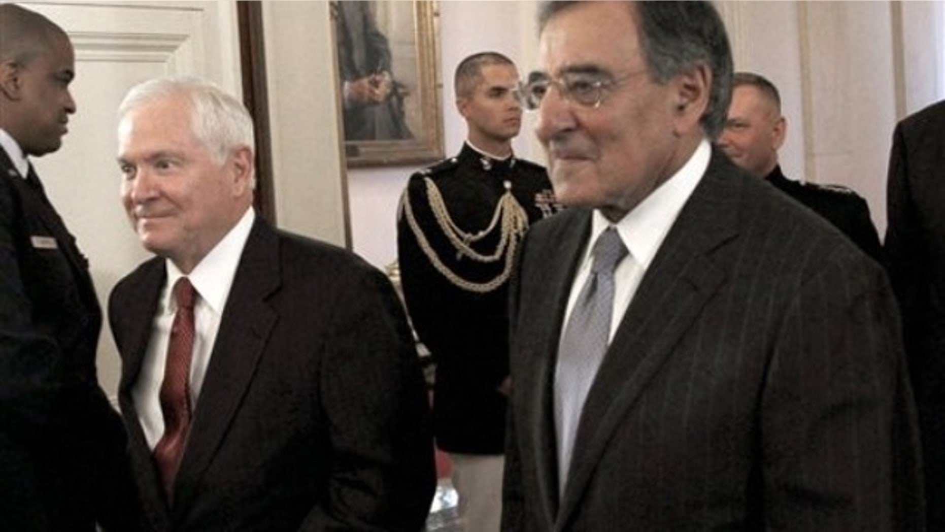Sept. 21: Defense Robert Gates, left, and CIA Director Leon Panetta.