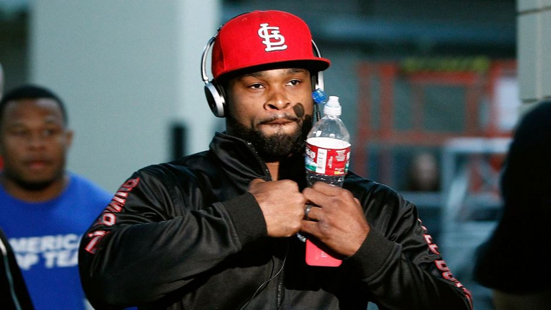 PORTLAND, OR - JULY 14: Tyron Woodley walks backstage at the Strikeforce event at the Rose Garden on July 14, 2012 in Portland, Oregon. (Photo by Esther Lin/Forza LLC/Zuffa LLC via Getty Images)