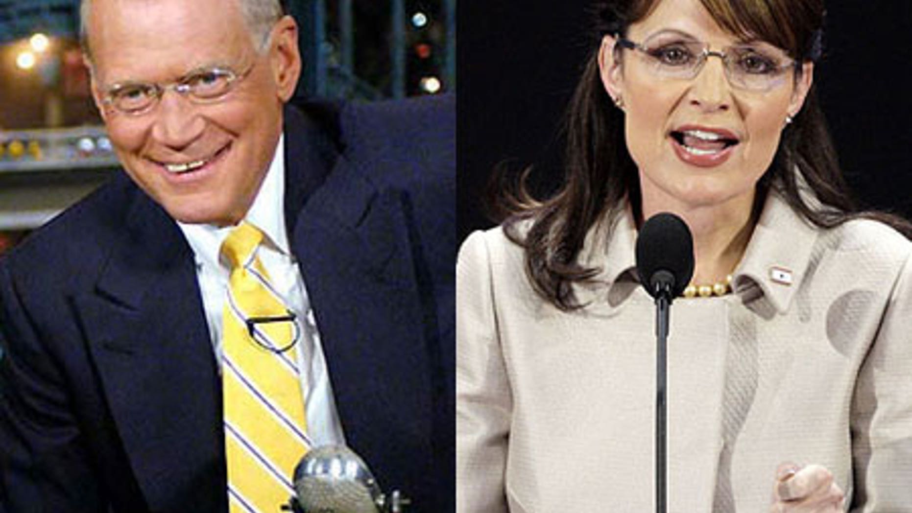David Letterman and Gov. Sarah Palin