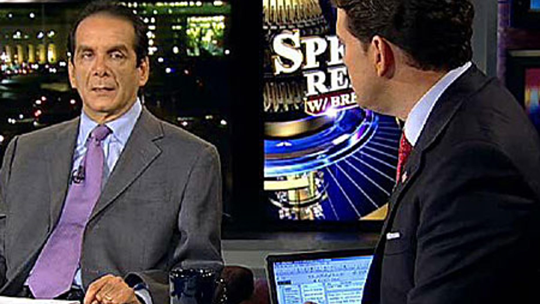 FOX News contributor Charles Kondracke with host Bret Baier