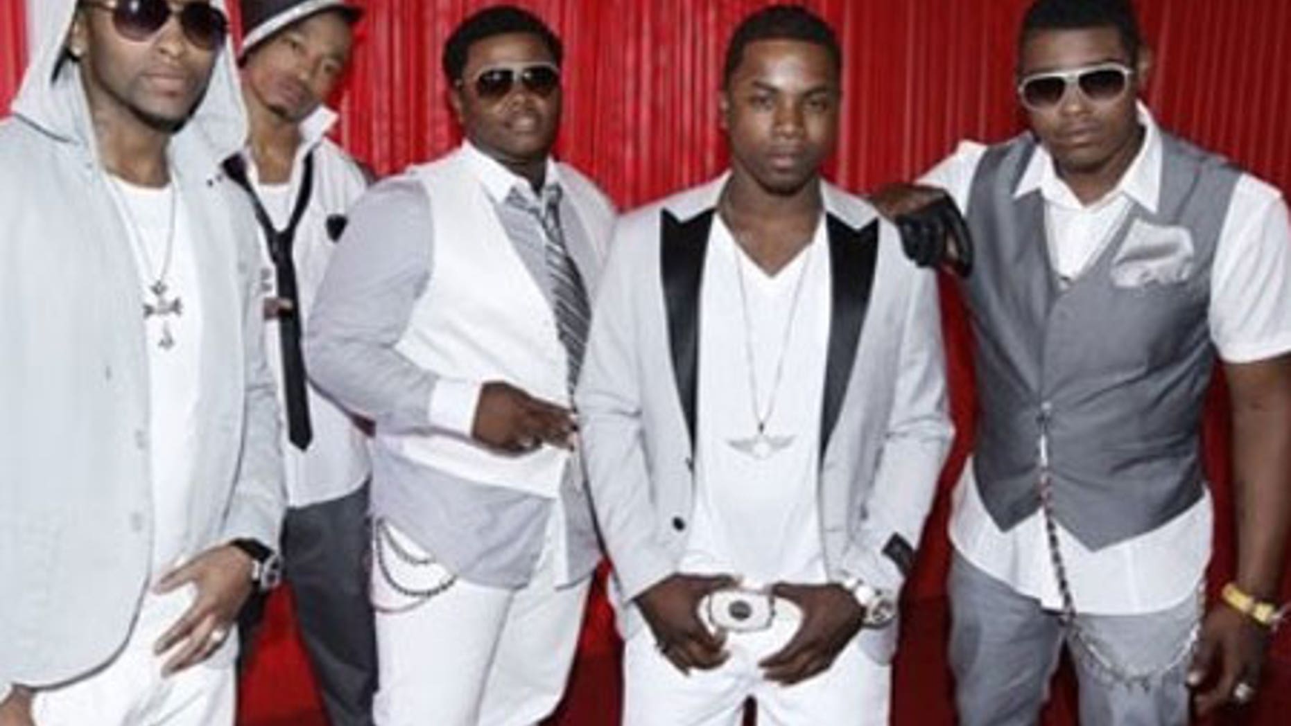 R&B power group Day 26 - (l to r) Willie Taylor, Que Mosley, Mike McCluney, Brian Andrews and Rob Curry.