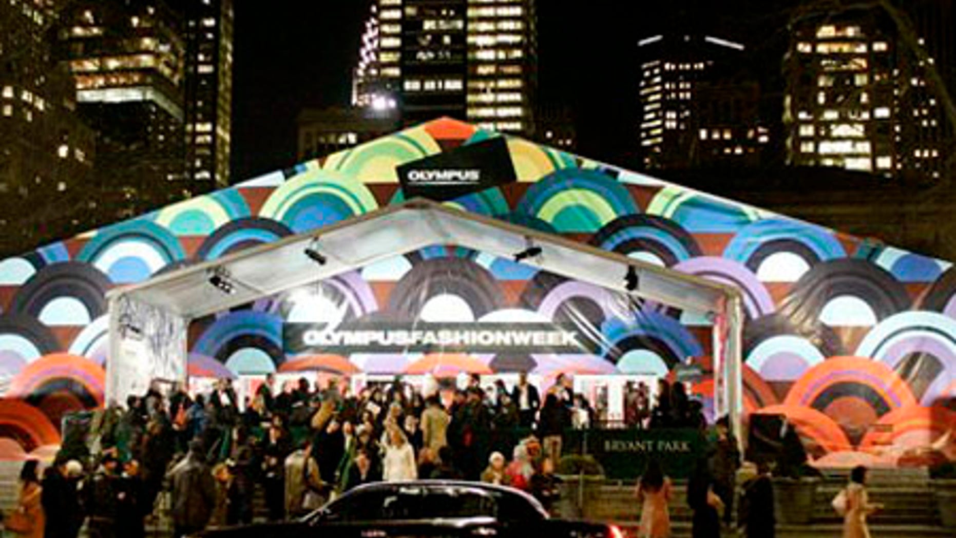 Feb. 6, 2006: This photo shows the tents in Bryant Park during Fashion Week. In 2010, Fashion Week will move to Lincoln Center.