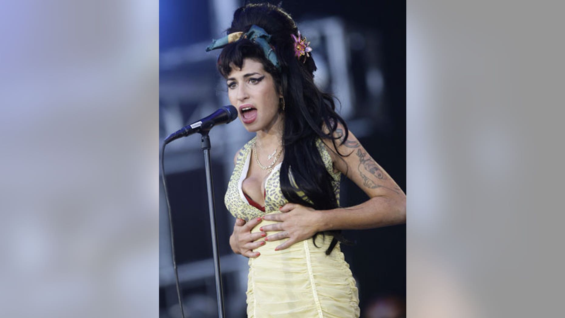 July 4, 2008: Amy Winehouse is seen performing last year at the "Rock and Rio" concert in Spain.
